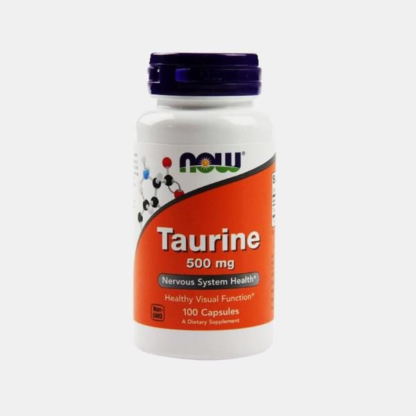 Taurine 500mg –100 cápsulas - Now
