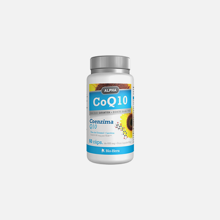 Alpha Coenzima Q10 30 mg – 60 cápsulas – BioHera