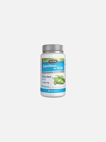 Alpha Lecitina de Soja 2400 mg – 90 cápsulas - BioHera