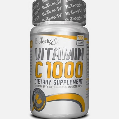 Vitamin C-1000 – 100 comprimidos – Biotech USA