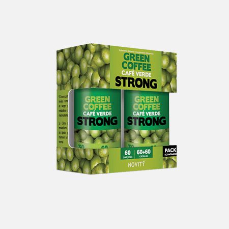 Novity Café Verde Strong pack económico – 60+60 cápsulas – DietMed