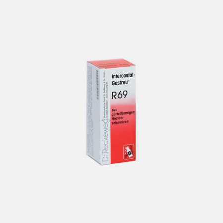 R69 Nevralgia Intercostal, Herpes Zoster e Labial – Dr. Reckeweg – 50ml