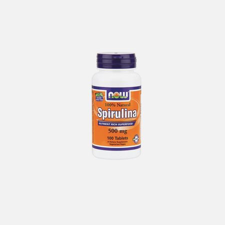 Spirulina (500mg) – 100 comprimidos – Now