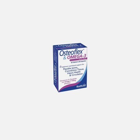Osteoflex & Omega 3 – 30 Cápsulas + 30 Comprimidos – Health Aid