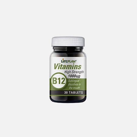 Vitamin B12 1000mcg – 30 comprimidos – Lifeplan