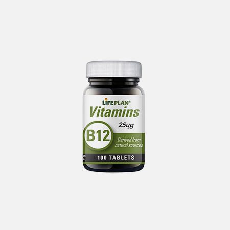 Vitamin B12 25mcg – 100 comprimidos – Lifeplan