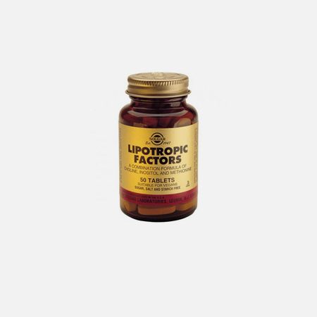Lipotropic Factors – 50 comprimidos – Solgar