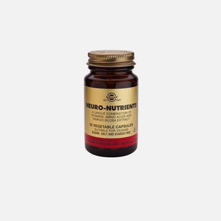 Neuro-Nutrients – 30 Cápsulas – Solgar