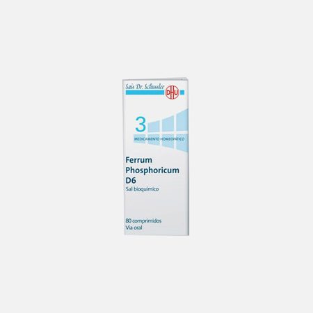 Ferrum Phosphoricum D6 – 80 Comprimidos – DHU