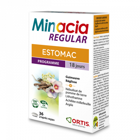 Minacia Regular ESTOMAC – 36 comprimidos – Ortis