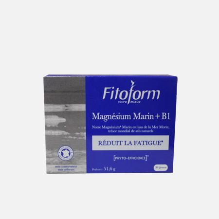 Magnésio Marinho + B1 + B6 + B9- 30 comprimidos – Fitoform
