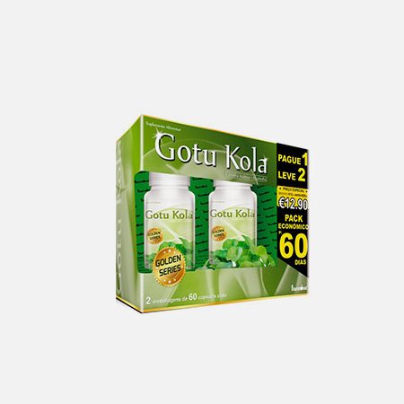 Gotu Kola – Centelha Asiática + Alcachofra – 60+60 cápsulas – Fharmonat