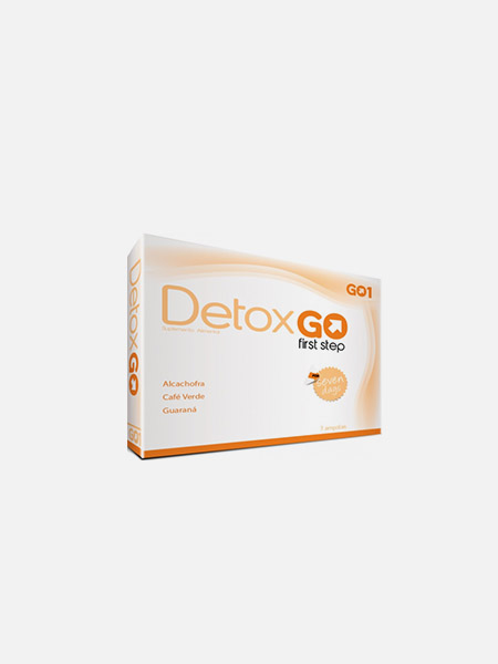 Detox Go 1 First Step - 7 ampolas - Fharmonat