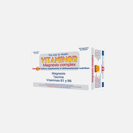 MAGNESIO Complex – 60 cápsulas – Vitaminor