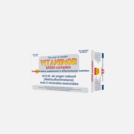 MSM Complex – 60 cápsulas – Vitaminor