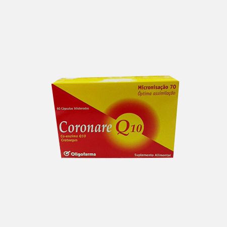 Q10 Coronare – 60 cápsulas – Oligofarma