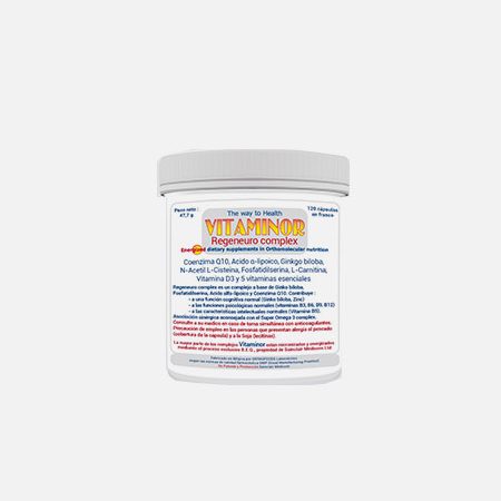 REGENEURO Complex – 120 cápsulas – Vitaminor