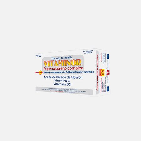 SUPERSQUALENO Complex – 60 cápsulas – Vitaminor