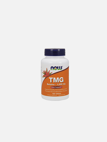 TMG Betaine 1000mg - 100 Comprimidos - Now