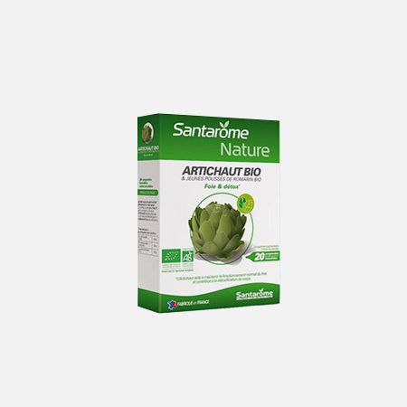 ARTICHAUT BIO – 20 ampolas – Santarome