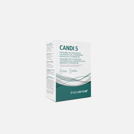 Inovance CANDI 5 – 30 comprimidos + 30 cápsulas – Ysonut