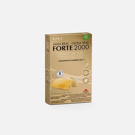Geleia Real Forte 2000 – 20 ampolas – Dietética Intersa