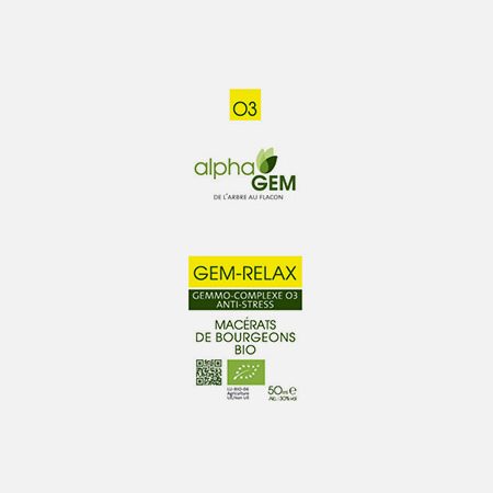 GEM-RELAX, Complexo nº3 – 15ml – Alphagem