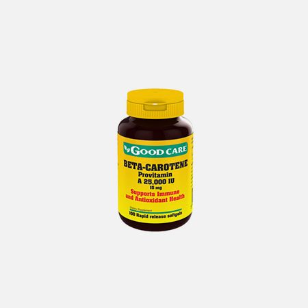 Beta-Carotene 15 mg – 100 cápsulas – Good Care