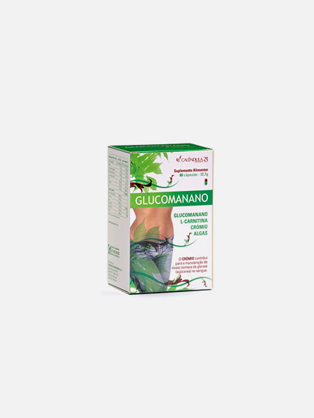 Glucomanano - 60 cápsulas - Calêndula