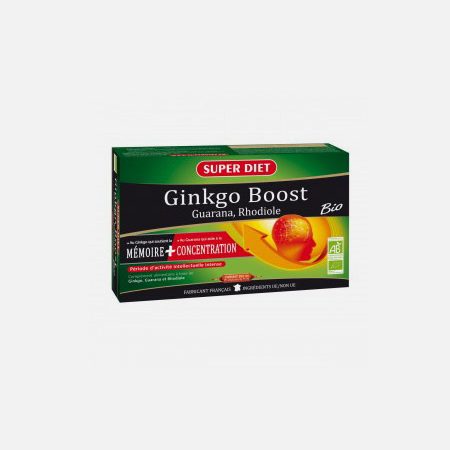 Ginkgo Boost Bio – 20 ampolas – Super Diet