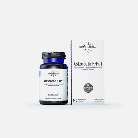 Askorbato K-HdT – 140 comprimidos – Hifas Da Terra
