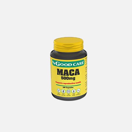 MACA 500 mg – 100 cápsulas – Good Care