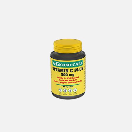 Vitamina C Plus 500 mg – 60 cápsulas – Good Care