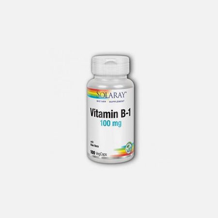 Vitamina B1 – 100 cápsulas – Solaray