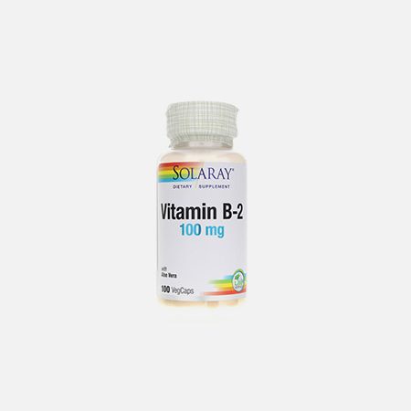 Vitamina B2 – 100 cápsulas – Solaray