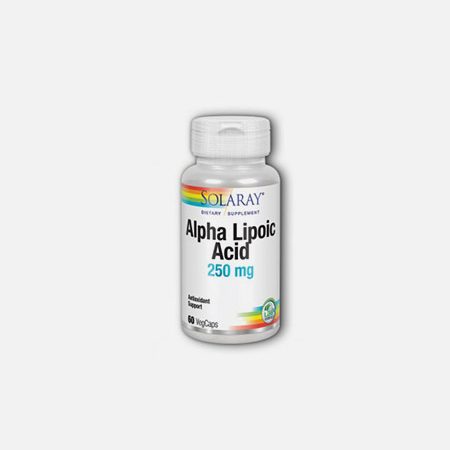 Alpha Lipoic Acid 250 mg – 60 cápsulas – Solaray