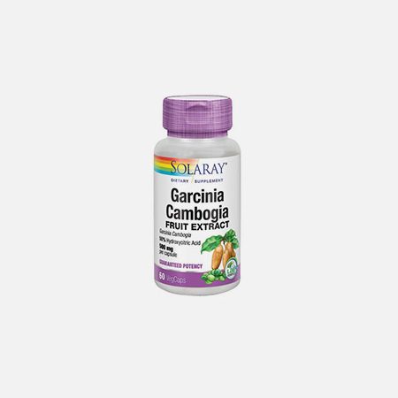 Garcinia Cambogia 500 mg – 60 cápsulas – Solaray