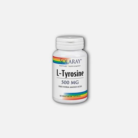 L-Tirosina 500 mg – 50 cápsulas – Solaray