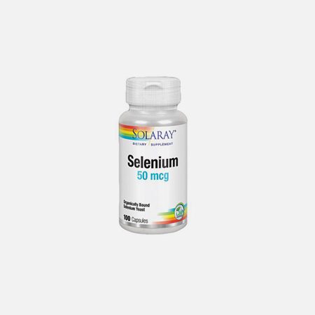 Selenium 50 mcg – 100 cápsulas – Solaray