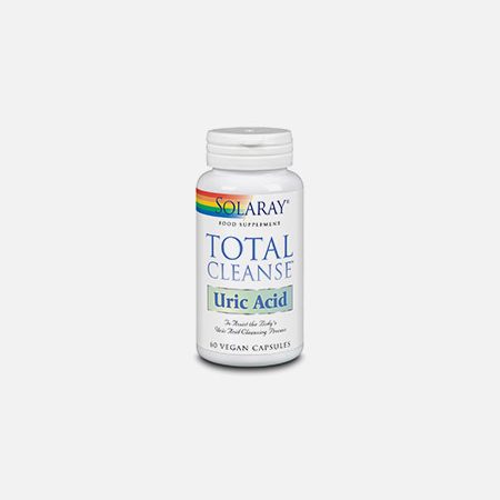 Total Cleanse Uric Acid – 60 cápsulas – Solaray