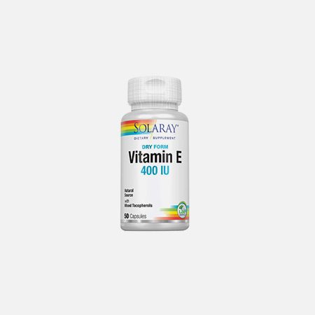 Vitamina E 400 UI – 50 cápsulas – Solaray