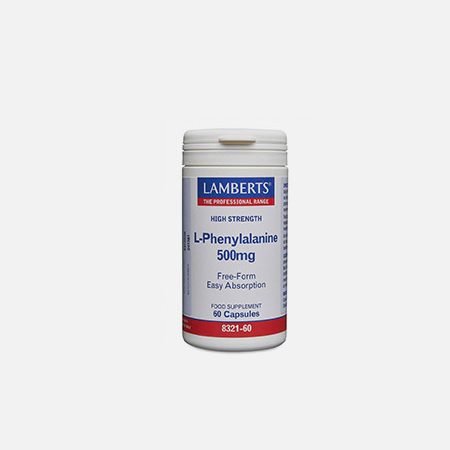 L-Fenilalanina 500mg – 60 cápsulas – Lamberts