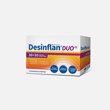 Desinflan Duo RX – 30 comp. + 30 cápsulas – Farmodiética