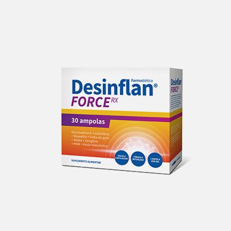 Desinflan Force RX – 30 ampolas – Farmodiética
