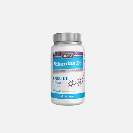 Alpha Vitamina D3 – 60 cápsulas – Bio-Hera