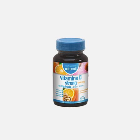 Naturmil Vitamina C Strong 1000mg + Equinácia Zinco Selénio – 60 comprimidos – Dietmed