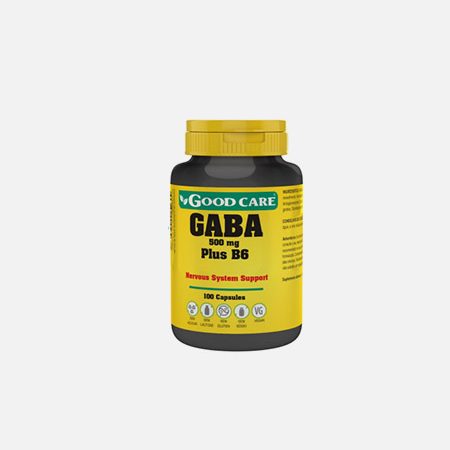 Gaba 500 mg plus B6 – 100 cápsulas – Good Care
