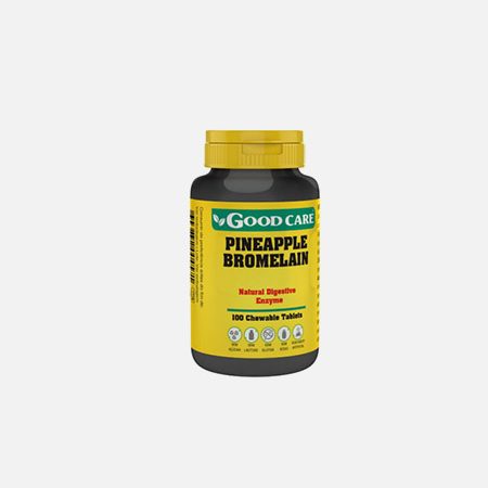 Pineapple Bromelain – 100 comprimidos – Good Care