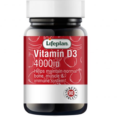 Vitamina D3 4000ui – 90 comprimidos – Lifeplan