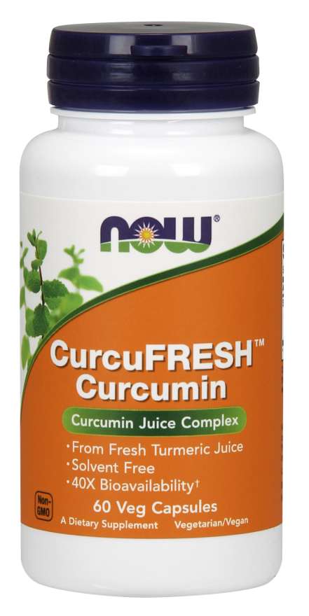 CurcuFRESH Curcumin - 60 cápsulas - Now